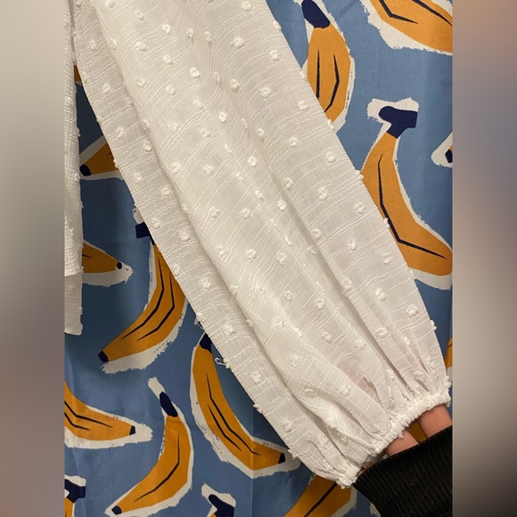 Free the Roses - White Long Sleeve Ruffled Blouse - Picture 4 of 5